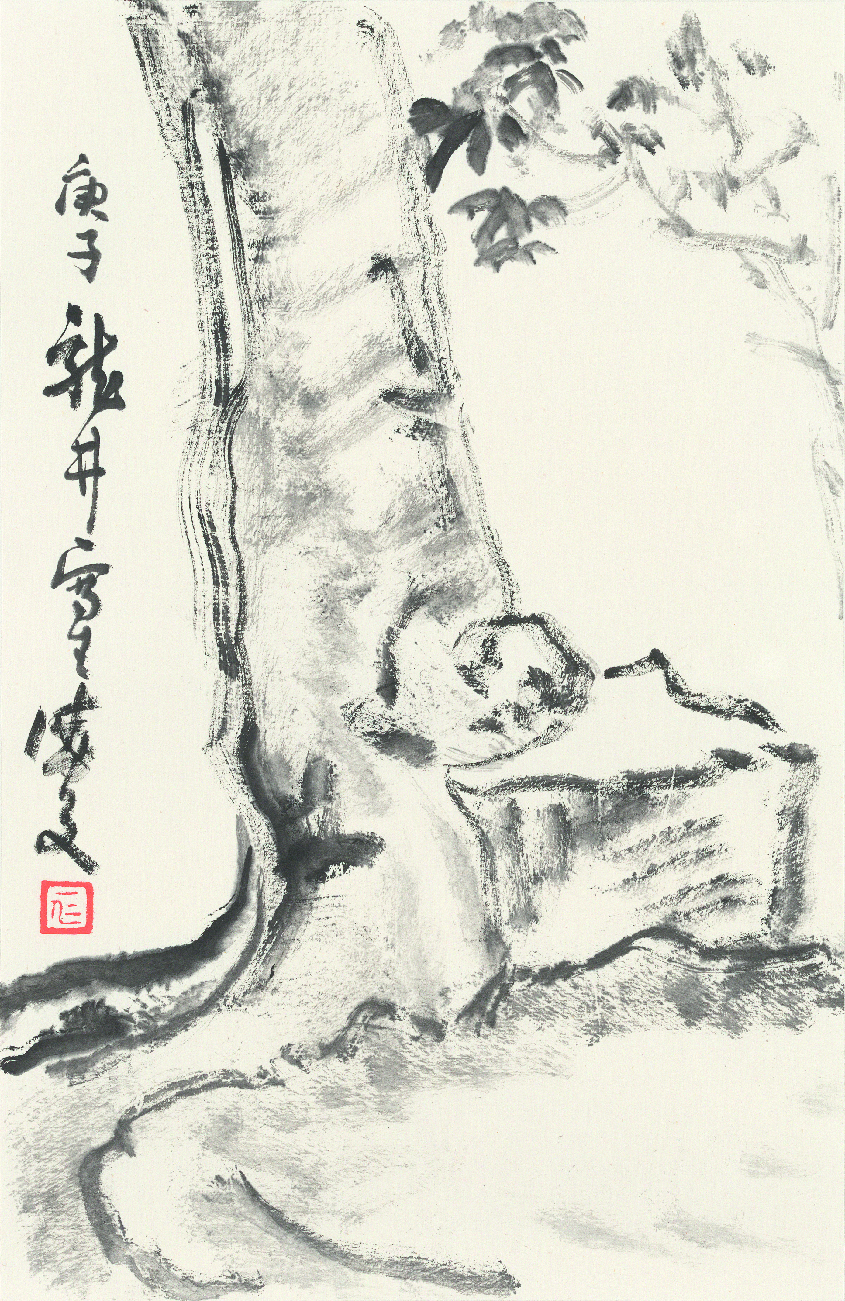 树石 35cm×22.5cm 2020年.jpg